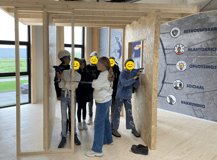 Bergh Bouwgroep ontvangt 35 meiden tijdens Girls’ Day